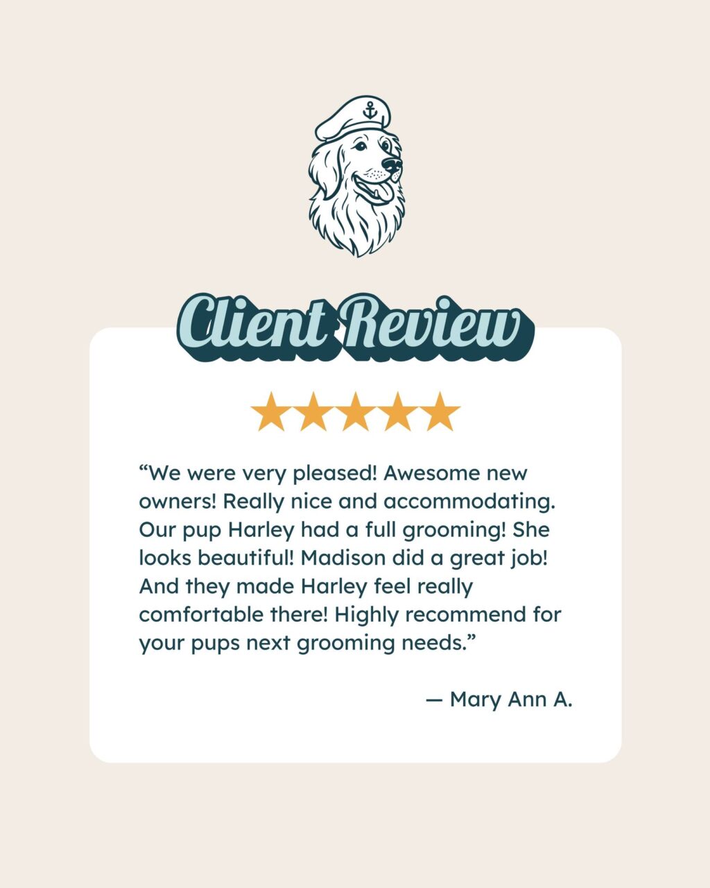 Instagram post from islanddoggroomingco. This post is in position 1.